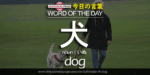 The Japanese Page Word of the Day - Dog