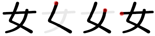 onna woman kanji