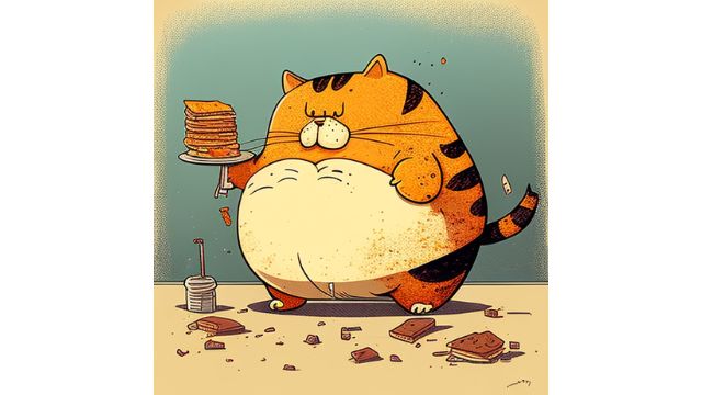 fat cat eaten