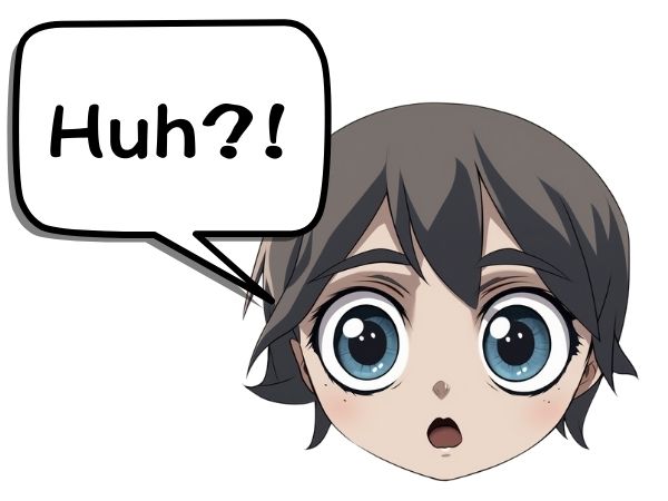 Image of an anime boy being surprised by commonly confused Japanese words Telling the difference between similarly sounding Japanese words can be tricky in Japanese
