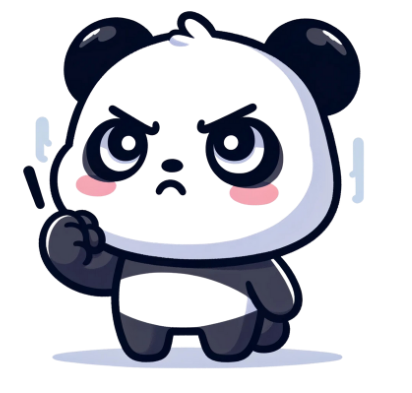 panda-mad 手を出す panda