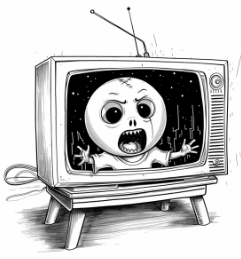 a scary movie on tv cartoon
