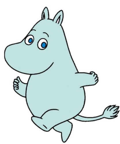 Moomin skipping